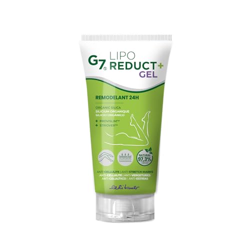 G7 Lipo-Reduct. Crema Reductora Anticelulítica Y Antiestrías Con Silicio, Indicada Para Tratar Y Prevenir La Celulitis Y Reducir La Acumulación De Grasa. Envase Dosificador De 200 Ml