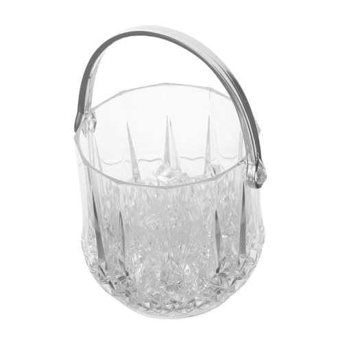 Cubos de hielo falsos realistas con cubo transparente para decoración de bares