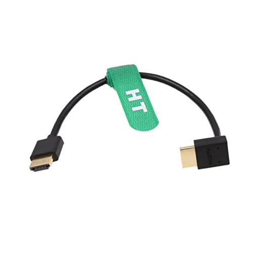 HangTon HDMI 4K 120Hz, Down Angle to Straight, 25 cm