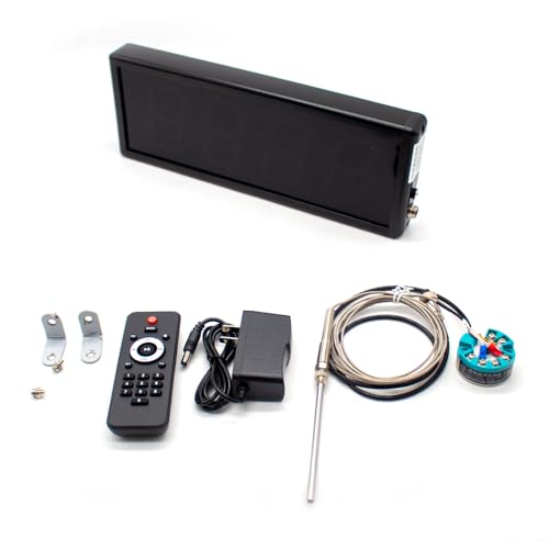 3 Inch Large Screen Digital Display Temperature Meter High Precision Temperature Display Industrial Oven Thermometer PT100