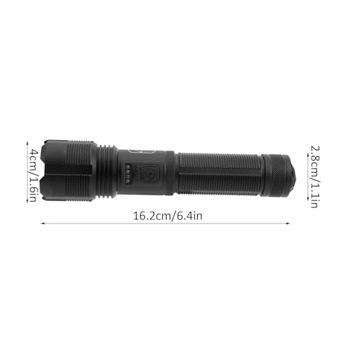 Image of Azelf Strong Flashlight Type-C Charging Long Battery Life Outdoor Zoom Long-Range Multifunctional Waterproof Aluminum Alloy Lighting lamp