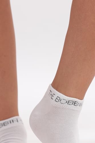 Image of Premium Cotton Ankle Socks for Men & Women | Unisex Everyday Socks | Breathable, Anti-Odour, Anti-Slip, Lightweight Training & Casual Wear | Ankle Length Cotton Socks Pack of 2