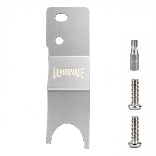 Lemervale Tailgate Anti-Theft Lock for 2016-2023 Toyota Tacoma - Heavy Duty Stainless Steel Pickup Tailgate Theft Protector Quick Bolt-On Install