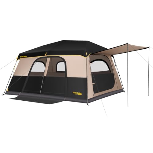 FanttikOutdoor Zeta C10 Apex Canopy Tent, 10 Person Instant...