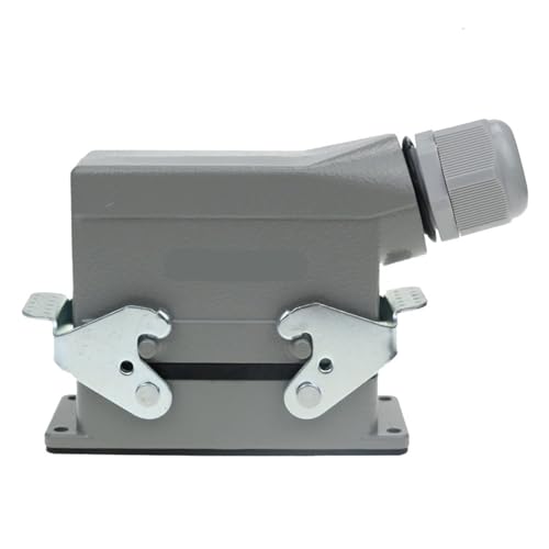 Conector rectangular HDC-HE-020 de 20 pines que evita roturas de cables por doblado lateral