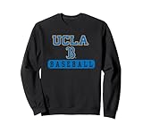 UCLA Bruins Baseball Officially Licensed Sweatshirt, Adult Unisex, Black, XX-Large