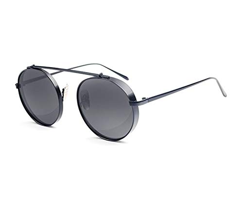 round shape sunglasses black