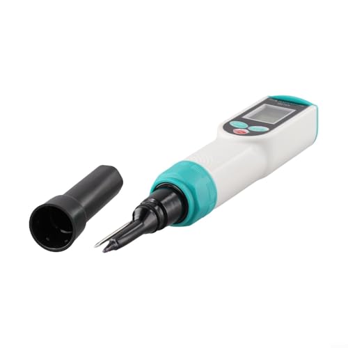 Lecreatekit Digital Food PH Meter, Waterproof Food Tester With PH Temperature Probe For Sushi Rice Fermented Sauces Cooking Gardening