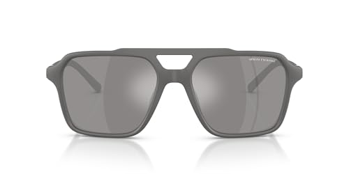 Armani Exchange AX4166SU Matte Grey Aviators