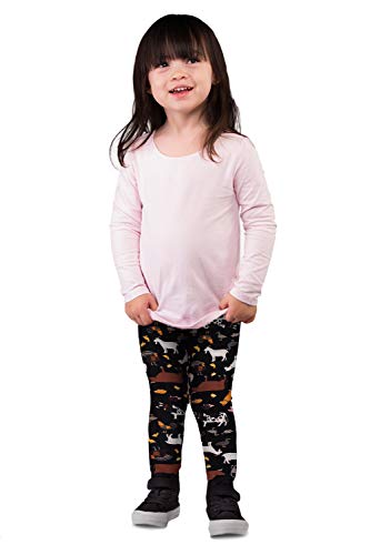 Petting Zoo - Kids Brushed FeatherSoft Printed Legging