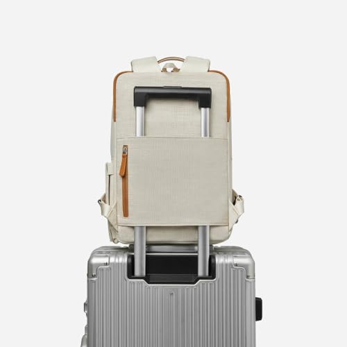 Nordace Siena Pro 13 Smart Backpack - 13.3" Laptop Backpack, 15L Daily Backpack for Travel, Everyday, or Work (Beige-Brown)4