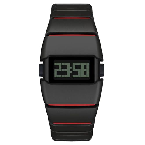 Image of ON TIME OCTUS Unisex Retro Digital Watch | Futuristic Link Strap | LED Display Wristwatch for Men, Women