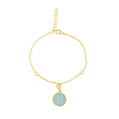 Alphabet R Enamel Charm