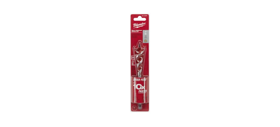 Builders World Wholesale Distribution 48-13-0078 Milwaukee Bit Wood Speed Feed, 7/8 x 6