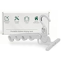 GorillaLine Go - Folding Clothes Drying Rack - Travel Essentials for Laundry - Portable and Collapsible with Hook - Clothes Rack Cruise Ship Essentials, RV, Traveling and Small Room