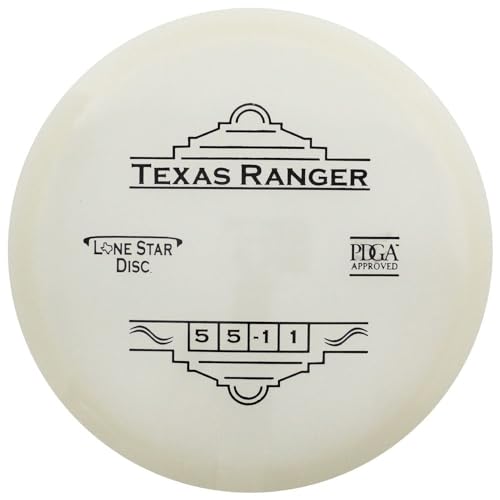 mint discs Lone Star Glow Alpha Texas Ranger Midrange Golf Disc, 170-176g