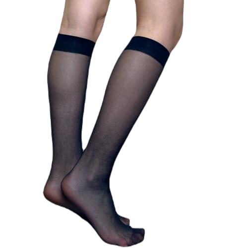 Sheer Knee-High Stockings, 12 Pairs, Made in Taiwan, One Size Fits All,100% Nylon