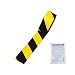 Produktbild ROCOL® EasyTape Markierungsband Schwarz/Gelb gestreift 75mm x 33m - hoch belastbares, selbstklebendes PVC-Band - inkl. 1 St. DEWEPRO SingleScrubs