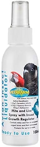 Bird Mite Spray 500ml Ready To Use Treatment for Bird Mites Parasite Lice Simply Spray Bird Cages/Aviary Aviaries Finches