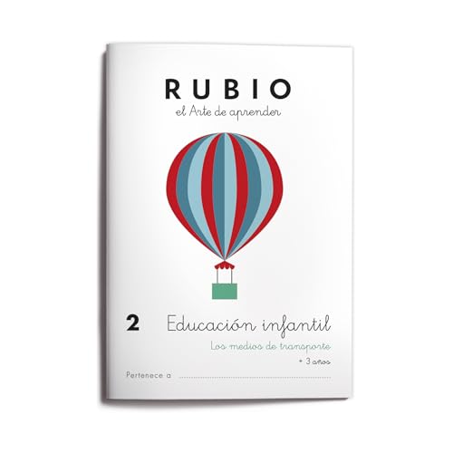 2 Educación infantil RUBIO   Medios de transporte | +3 años | Letras O y E. Número 1. Seriación. Concepto cerca y lejos
