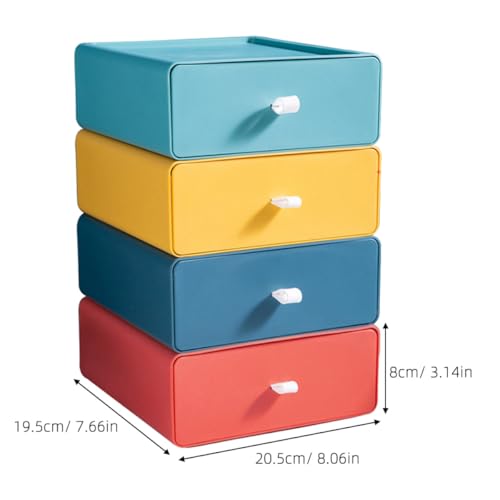 Boîte à Tiroirs Modulable Maximise l'Espace | Coffre de Rangement Compact - 4