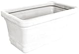 jeanneau prestige 34 sport hard top Hecho de resina Briconess.com Jarrón rectangular 80 x 39 x 34 cm de resina Prestige NPA - White