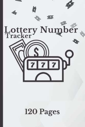 lottery number tracker: Lottery Winning Journal, Lottery Player, Keep Track Of Date, Estimated Jackp