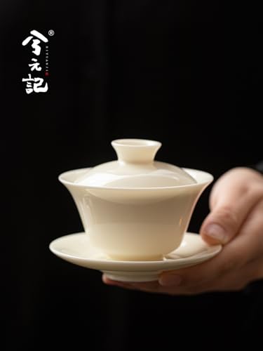 Gaiwan service à thé en céramique kungfu de 130 ml bol résistant à la chaleur - 3