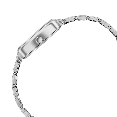 Image of Sonata Festive 2.0 Quartz Analog with Mother of Pearl Dial Silver Sheet Metal Strap Watch for Women - 87108SM01