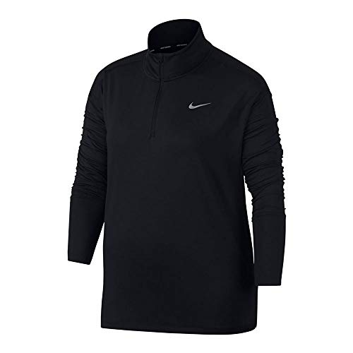 Nike Women's Element 1/2 Zip Running Top Black Size Large