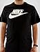 Nike Men's Sportswear Icon T-Shirt, Black/White, X-Large
