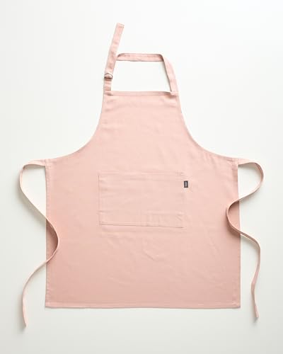 Image of Uni Plain Apron Title - 100% Cotton Kitchen Apron For Women & Men | Uni Plain, (28 inch X32 inch) | Durable Apron with Spacious Pocket - Perfect Kitchen Set for Home or Professional Use