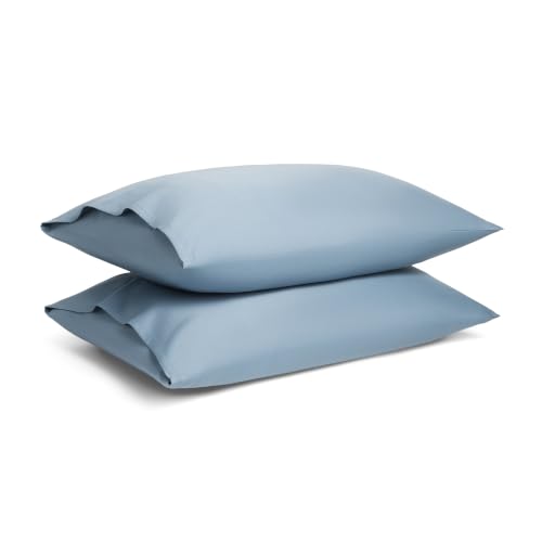Brooklinen Luxe Sateen Pillowcase Set Luxury Softness - Standard, Storm
