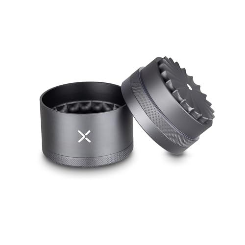MillX Premium Aluminum Toothless Spice Grinder, 2.5 Inch, 4-Piece Medium Grinder, Extra Storage Compartment, Magnetic Lid, Manual Herb Grinder (Matte Gunmetal Gray) - Image 6