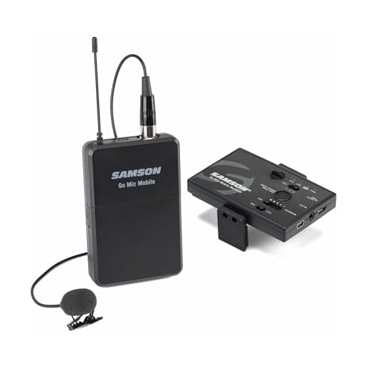 Samson SWGMMSLAV Go Mic Mobile Lavalier-mikrofonsystem, svart