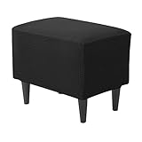 Protection complète : les poufs sont souvent utilisés comme repose-pieds et très faciles à salir. Avoir une housse de pouf couvre non seulement votre pouf de la poussière, mais donne également à votre pouf un nouveau look si vos repose-pieds ont l'air un peu cassés ou pas si neufs.