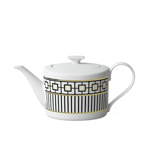 MetroChic coffee/teapot, 1.2 l, white/black/gold
