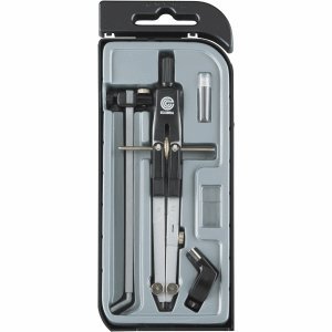 Ecobra 5 x Schnellverstell-Zirkel New Master mit Verlängerungstange und Adapter