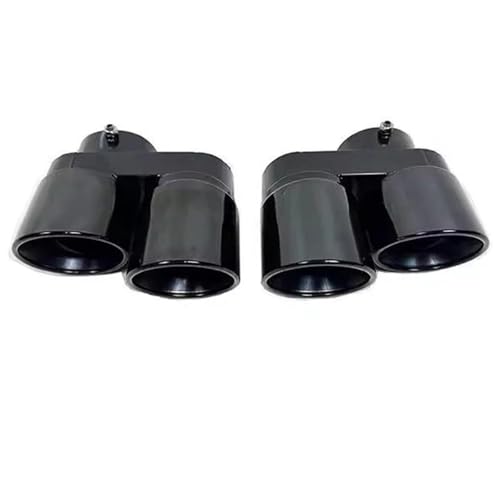 Embout tuyau d'échappement noir pour BMW X5 X6 X7 G05 G06 G07 look quad