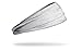 JUNK Brands Big Bang Lite Headband - Moisture-Wicking, Performance Fabric, Non-Slip, Sports Sweatband for Men & Women - One Size - White Noise