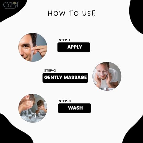 Image of Caryl Cream Base Charcoal Face Wash | Winter Special Deep Cleanser for Oil & Dirt Removal | Skin Purifying Face Wash Fresh & Glow Combo | Suitable for All Skin Types Men and Women