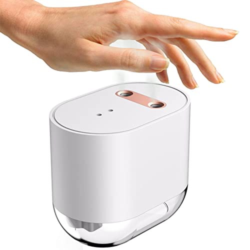 Vaporizzatore di alcol a induzione a infrarossi, 100 ml Touchless Spray di Induzione Dispenser con Jet Doppio Distributore Desinfettante senza contatto per casa, USB ricaricabile 10,2 x 8,7 x 6,7 cm