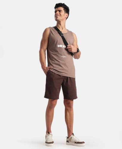 Image of Jockey 9928 Men Super Combed Cotton Rich Graphic Printed Tank Top