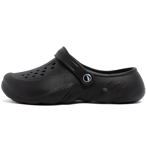 Image of Nautica Kids Clog Sandals - Slip-On Lightweight Water Shoes with Adjustable Heel Strap - Comfortable EVA Slip-Resistant Clogs for Boys & Girls - Toddler & Youth Sizes