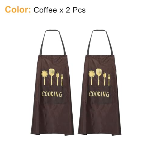 Tablier de cuisine avec pockets tablier de chef lavable en machine pour restaurant - 3