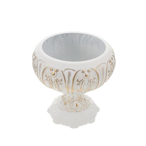 Pot de fleurs en fer blanc grand format avec jardinière décorative intérieur extérieur