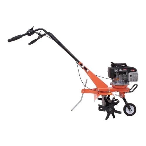 Boudech Tukang 140 - Motozappa Per Orto A Scoppio A Benzina 4 Tempi 2.5HP Motore 140Cc Con 4 Frese Ø30 Cm 16 Lame Larghezza Di Lavoro 37 Cm Profondità Di Lavoro 30 Cm - 3