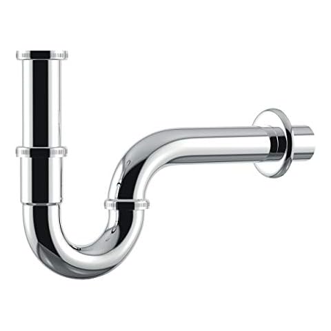 VARIOSAN Universal Röhrensiphon/Siphon für Waschbecken 12951, 1 1/4" x 32 mm, Edelstahl, verchromt Cover