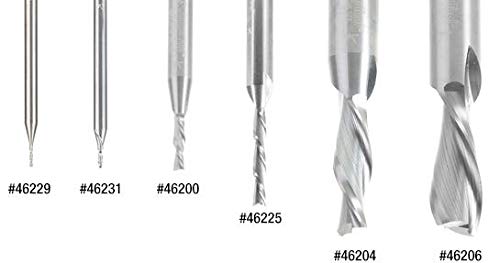 Amana Tool Solid Carbide Spiral Plunge Router Bit – 3/8 Inch Dia, 1-1/4 Inch Cut, 3/8 Shank, Up-Cut - View #2