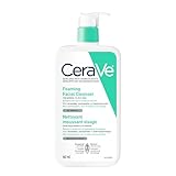 CeraVe Foaming Face Wash, Gel Face Cleanser for Normal to Oily Skin, Removes Excess Oil & Dirt, with Hyaluronic Acid, Niacinamide & Ceramides, Fragrance-Free, Recommended by Dermatologists, 562mL